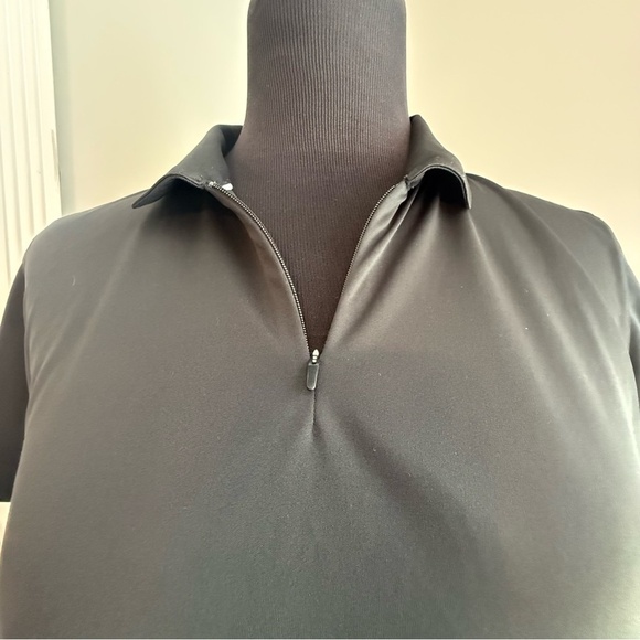 Slazenger Tops - Slazenger Womens Golf Black Polo Shirt with Zipper size L